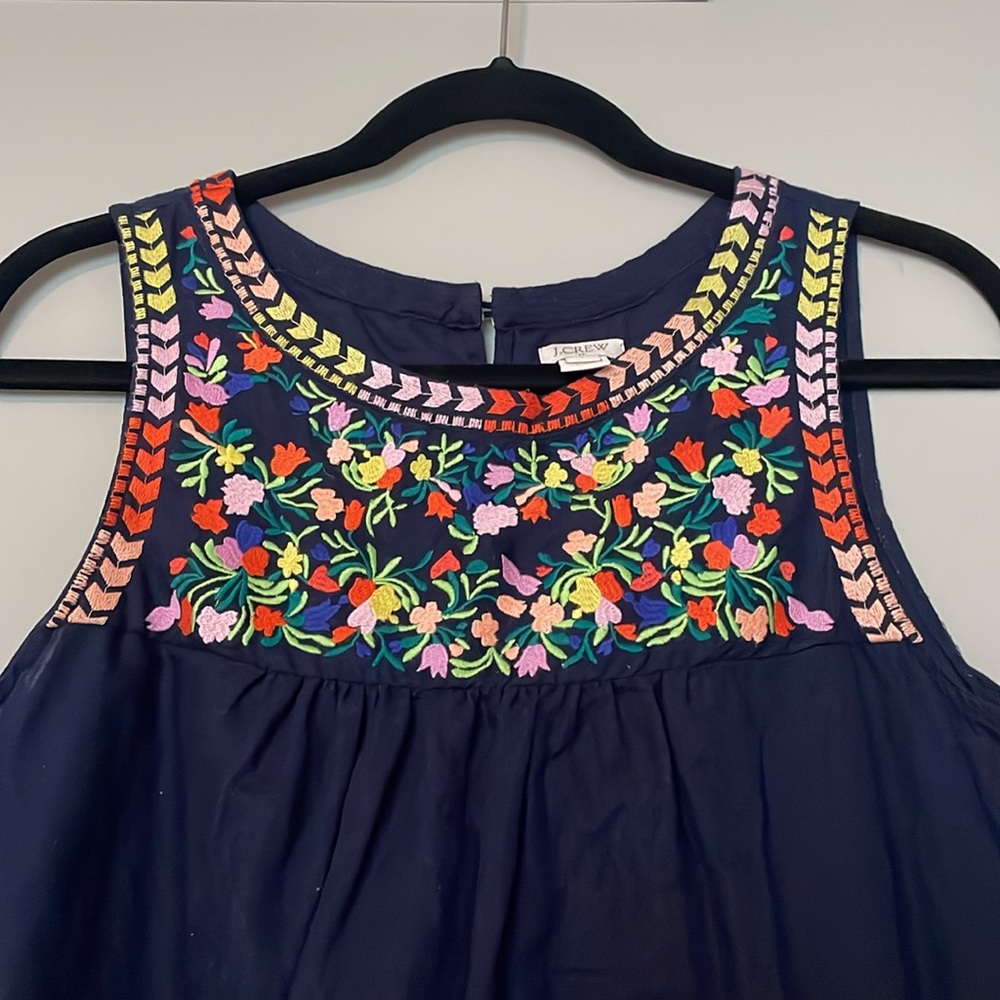 J. Crew sleeveless dress with pockets!